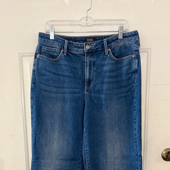 NYDJ Blue Flare & Wide Leg Jeans - Picture 2 of 12